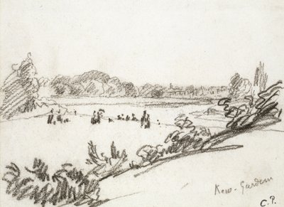Study of Kew Gardens by Camille Jacob Pissarro